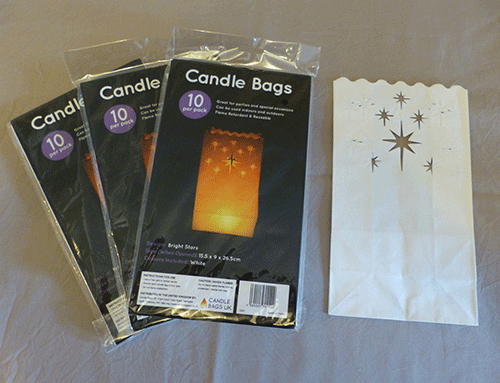 Luminary Candle Bags Pack of 10