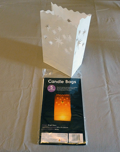 Polar Star Candle Bags White - Pk5