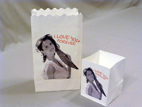 Custom Print Personalised Luminary Candle Bags