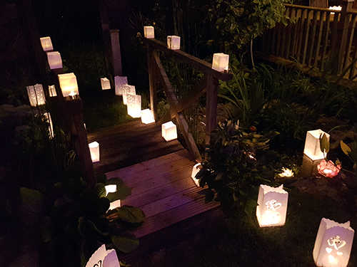 Small Plain Luminary Candle Bags