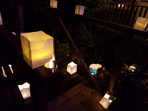 Small Plain Luminary Candle Bags