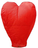 Heart Novelty Sky Lanterns