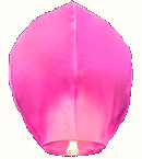 Pink eco premium sky lanterns 