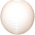 White Chinese Paper Hanging Lanterns 