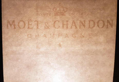 Moet Chandon Champagne Candle bags