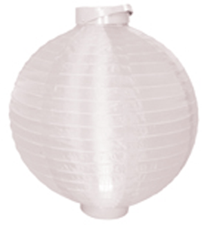 12inch Battery Powered LED Paper Lanterns 30cm White - Pack of 1