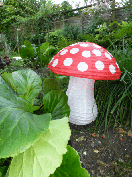 Chinese Paper Hanging Lanterns Mushroom