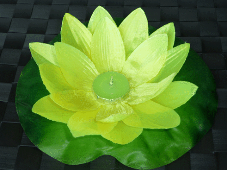 Lotus Floating Lanterns Yellow - Pack of 1